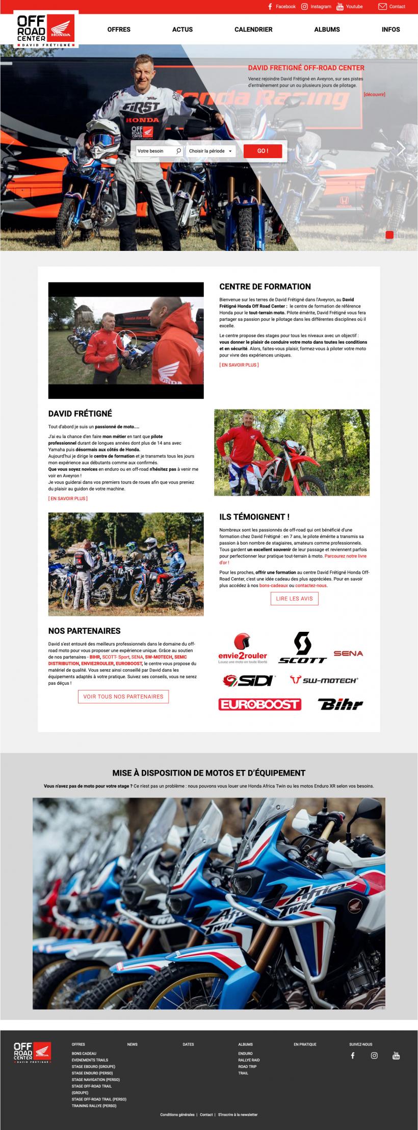 Site internet David Fretigne