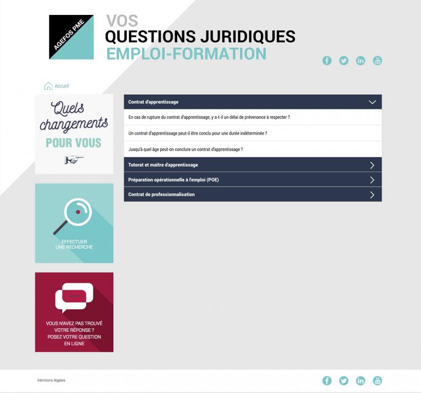 Agefos PME - Questions Formation