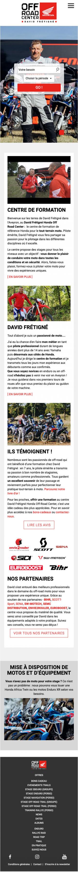 Site internet David Fretigne
